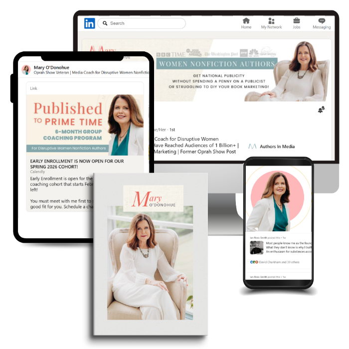 Mary O'Donohue Published to Prime Time — LinkedIn presence by Kati Harris