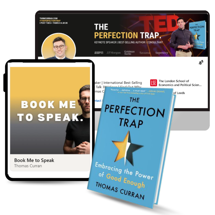 Dr Thomas Curran The Perfection Trap — LinkedIn growth with Kati Harris