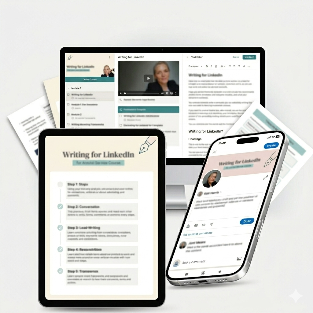 How to Write for LinkedIn freebie by Kati Harris